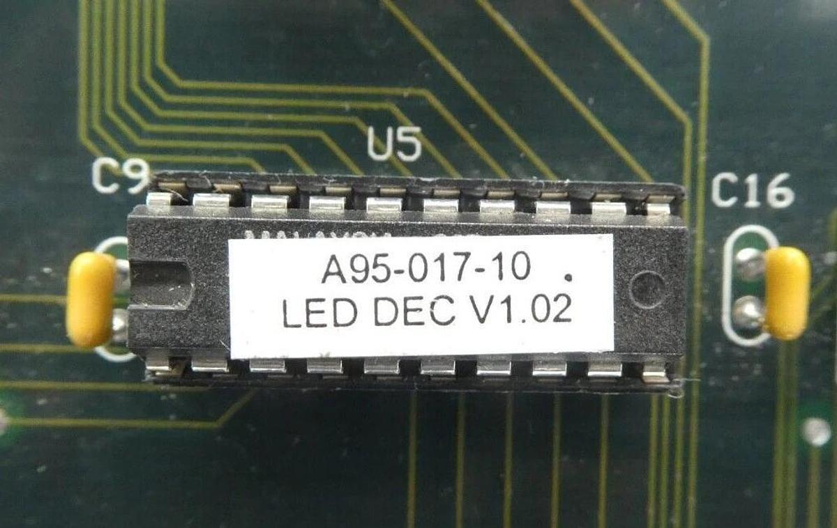 Used GaSonics 90-2609 Display Decoder PCB Rev. A A89-014-01 Aura A-2000LL Working
