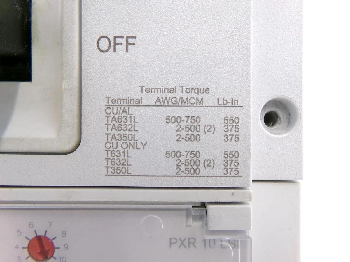 Used Eaton PDG33F0600B2NN 3-Pole Circuit Breaker PDG3 Working