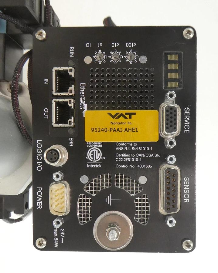 Used VAT 95240-PAAI-AHE1 Butterfly Valve Integrated Pressure Controller Untested