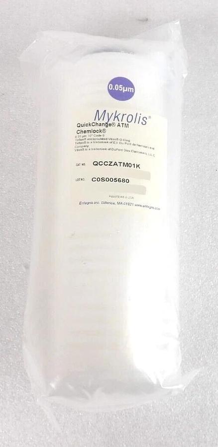 Mykrolis QCCZATM01K 10" QuickChange ATM Chemlock .05µm Prewet Filter New Spare