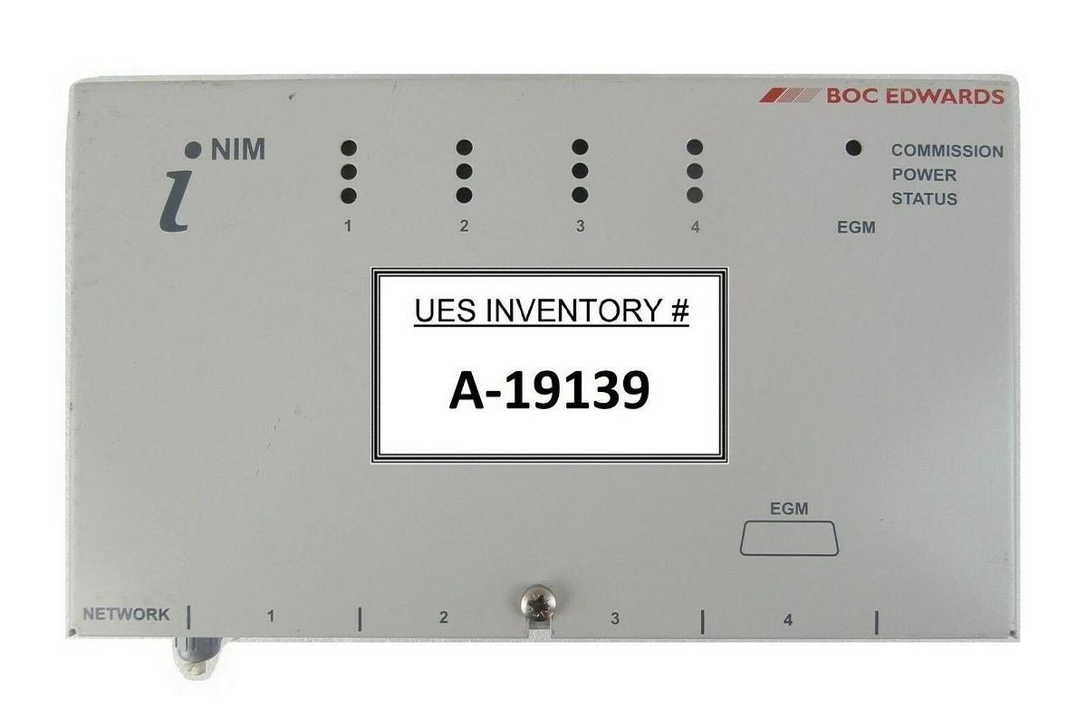 Used Edwards U20000925 iNIM Network Interface iNIM 4x Cards 1X EGM D37310100 Working