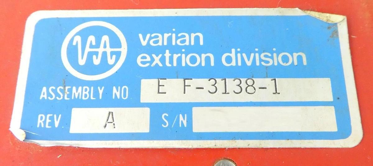 Used Varian Ion Implant E F3138-1 Filament Power Supply F3138001 Rev. A Surplus Spare