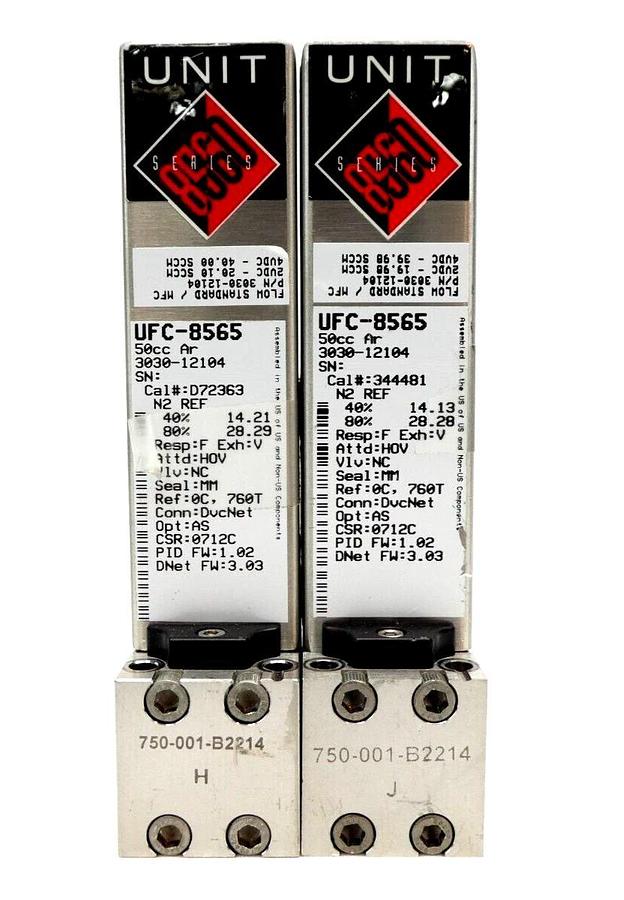 Used UNIT Instruments UFC-8565 Mass Flow Controller MFC UFC-8565C Reseller Lot of 14