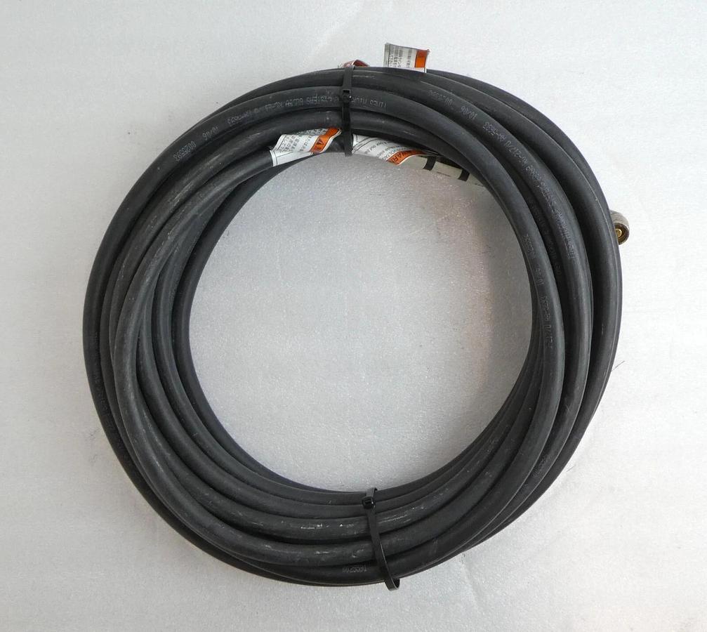 Used AMAT Applied Materials 0190-04657 RF Coaxial Cable Endura 15m 49 Foot Working