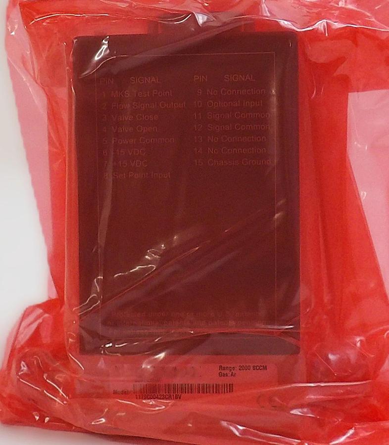 MKS Instruments 1179C00423CR1BV Mass Flow Controller MFC 2000 SCCM Ar New