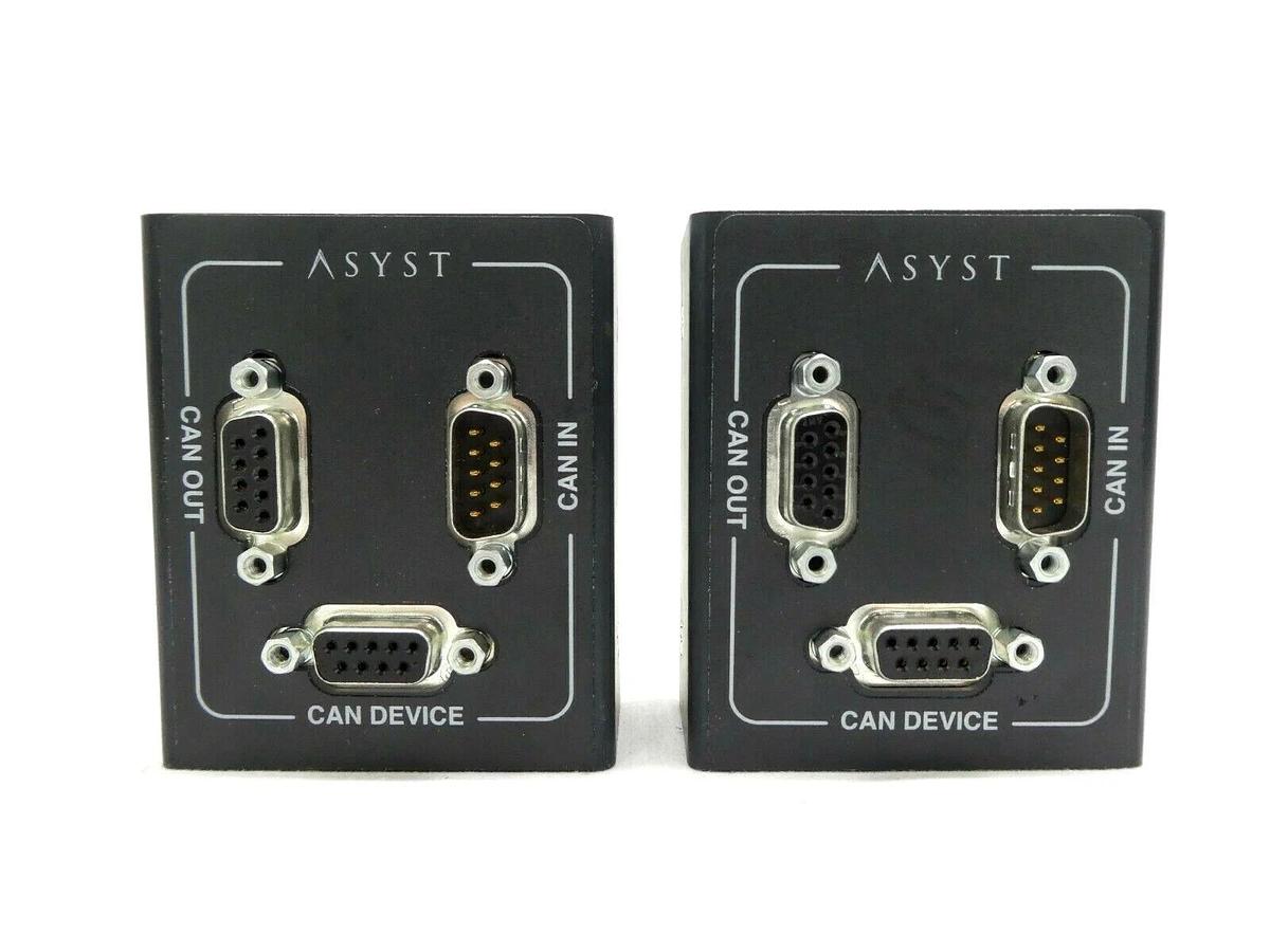 Used Asyst Technologies 9701-2935-01 CAN Device CAN TEE-RoHS Rev. B Lot of 2 Working