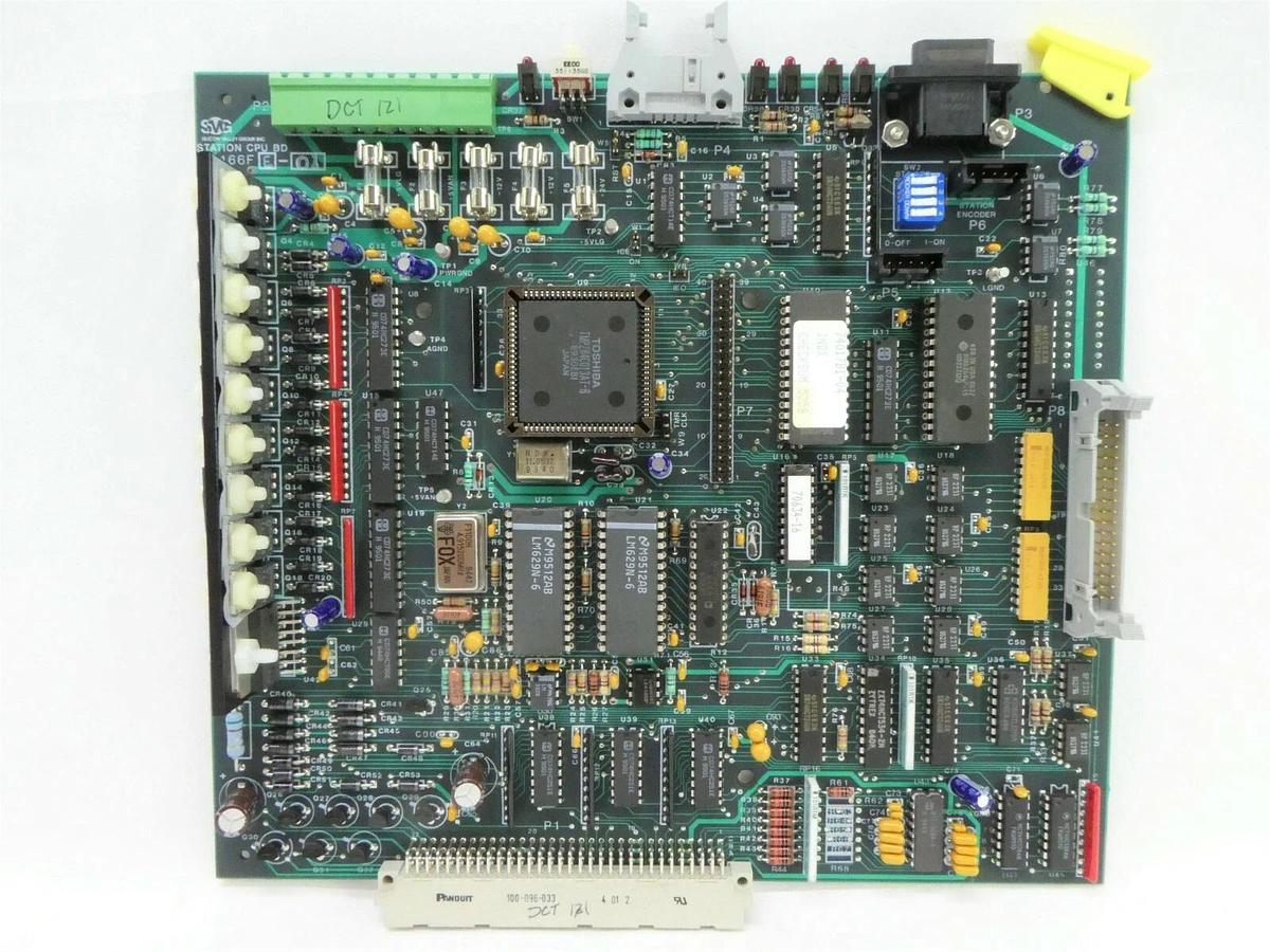 Used SVG Silicon Valley Group 80166FE-01 INDX Station CPU BD PCB Card 90s DUV Working