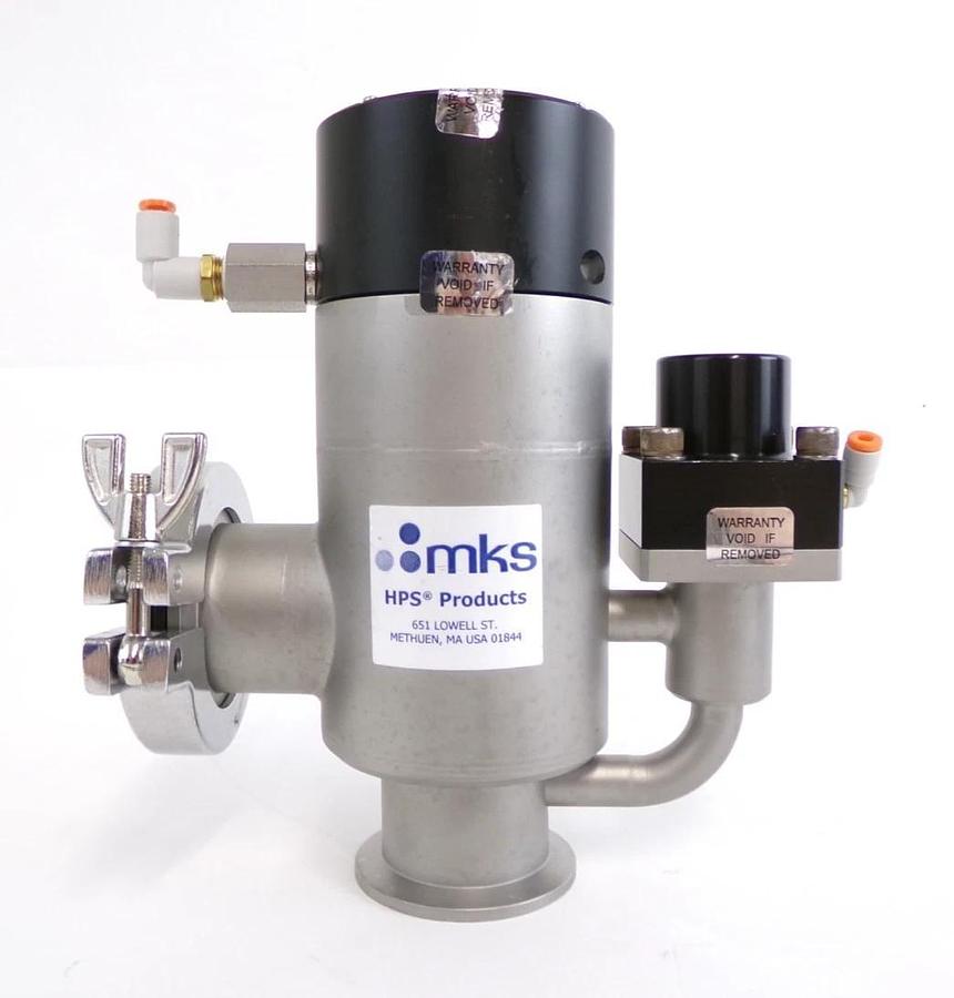Used MKS Instruments 100016533 UHV Angle Valve Reseller Lot of 2 Working Surplus