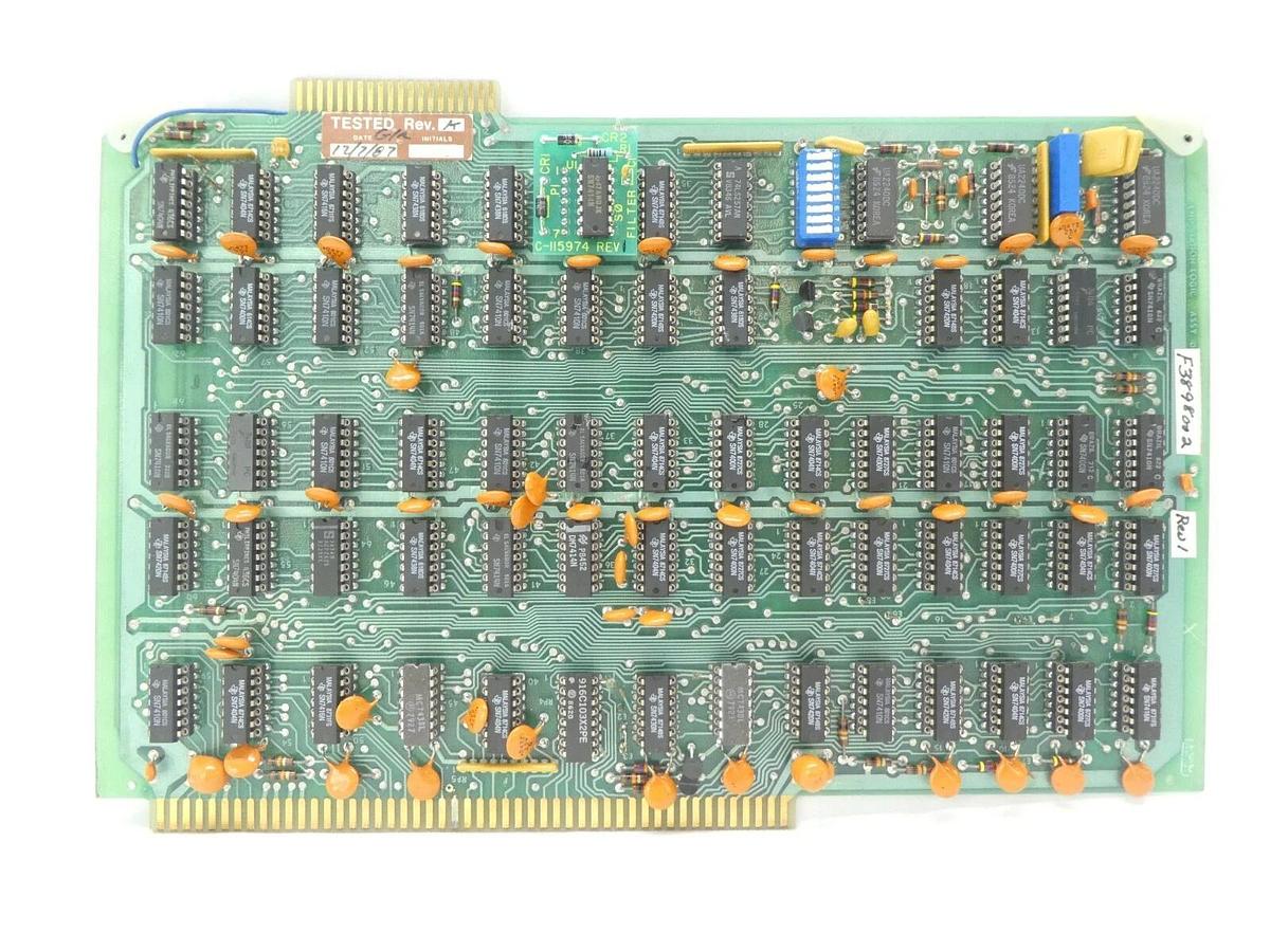 Used Varian Semiconductor VSEA DF3898002 End Station Logic PCB Card Rev. 1 Working
