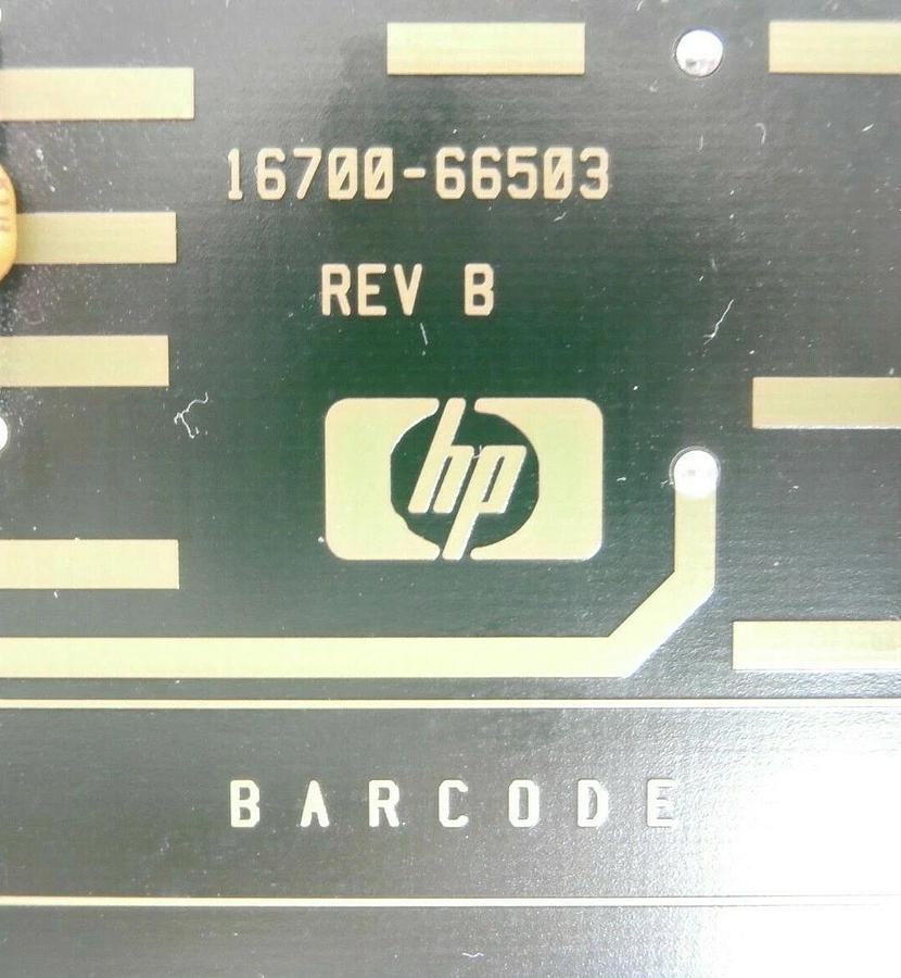 Used Agilent Technologies 16700-66503 Modular System Keyboard Panel PCB Card HP Spare