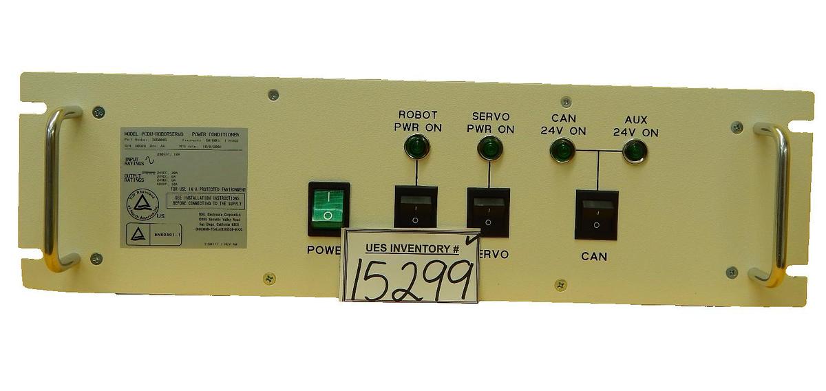 Used TEAL 3850046 Power Conditioner PCDU-ROBOTSERVO FEI Company CLM-3D Working