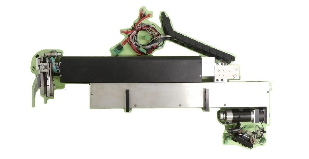 Used S Cubed Flexi Spin Thermal Process Wafer Handling Robot Arm Assembly Working