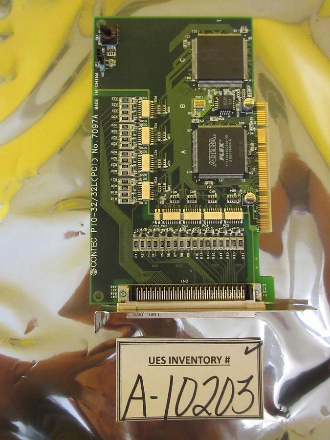 Used Contec PIO-32/32L(PCI) Isolated Digital I/O Board PCB 7097A Working Surplus