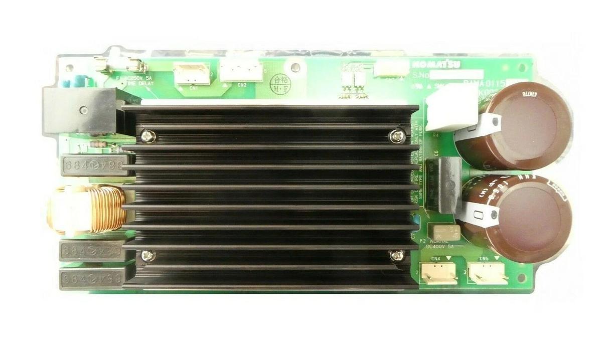 Used Komatsu CADK00330 Power Supply PCB BAMA01150 RCC-300 TEL Lithius Surplus Working