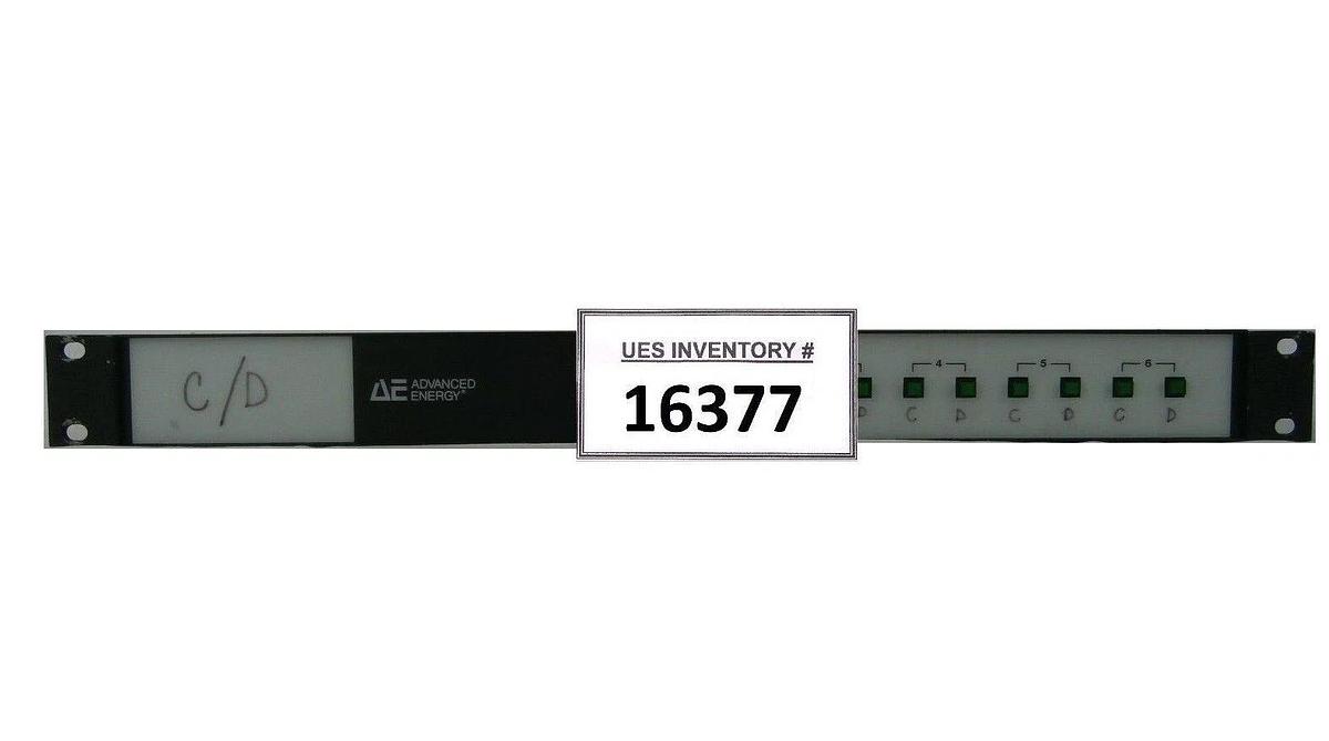 Used AE Advanced Energy 2196-000-A DC Interface Module Display Panel Used Working