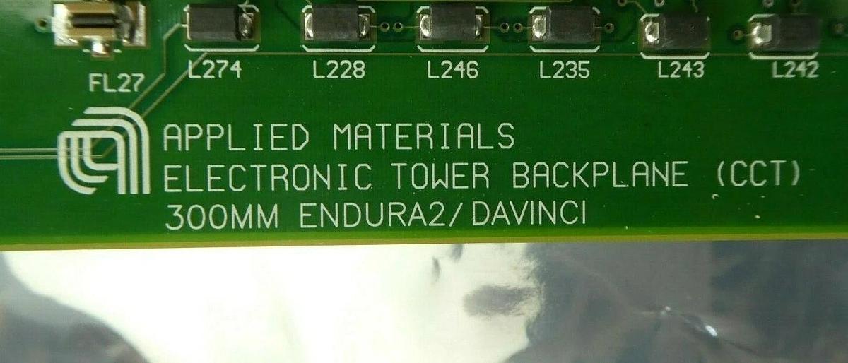 Used AMAT Applied Materials 0100-02260 Electronic Tower Backplane PCB Endura 2 Spare