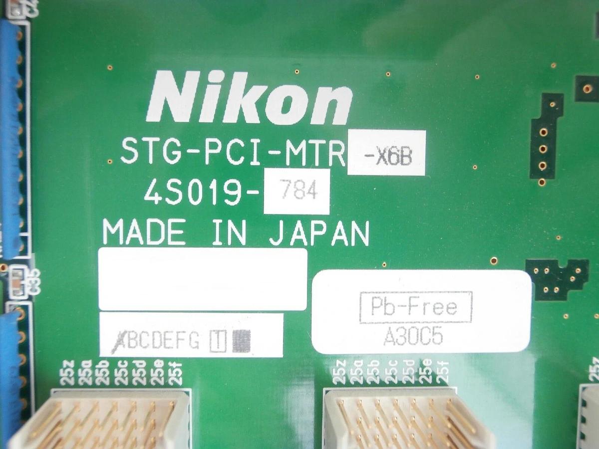 Used Nikon 4S013-517 Backplane Interface Board PCB STG-STC-33-5V2 NSR Working Surplus