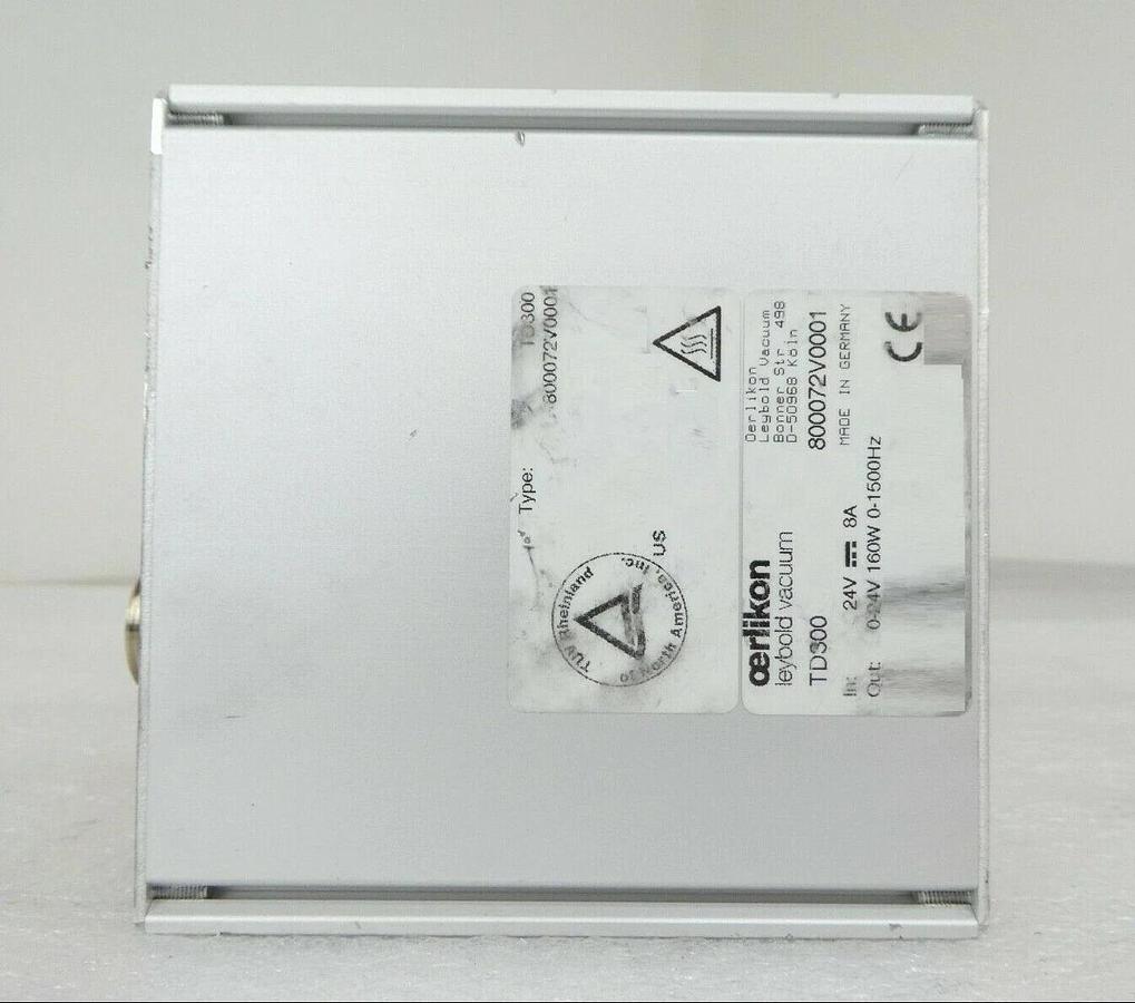 Used TD300 Leybold 800072V0001 Turbomolecular Pump Controller Working Surplus