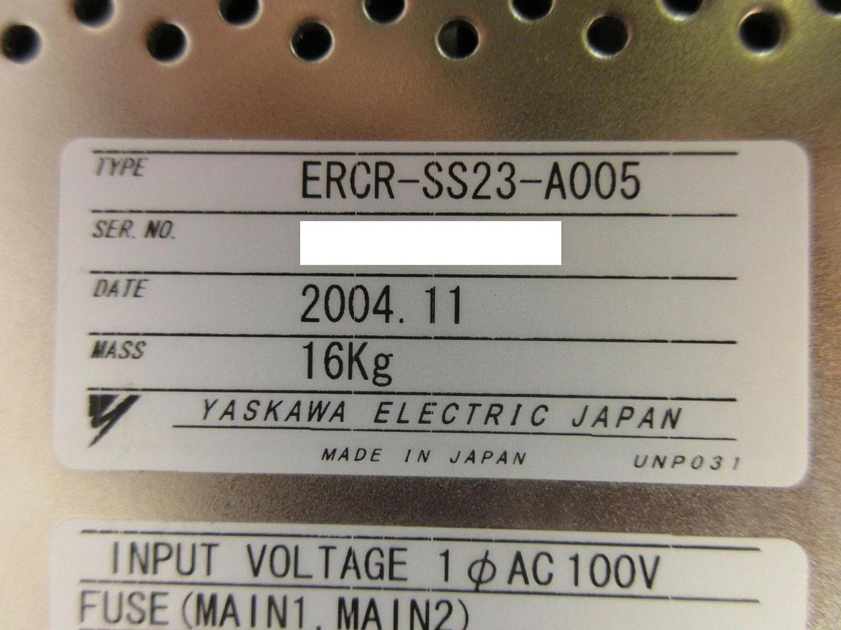 Used Yaskawa Electric ERCR-SS23-A005 Robot Controller Working Surplus