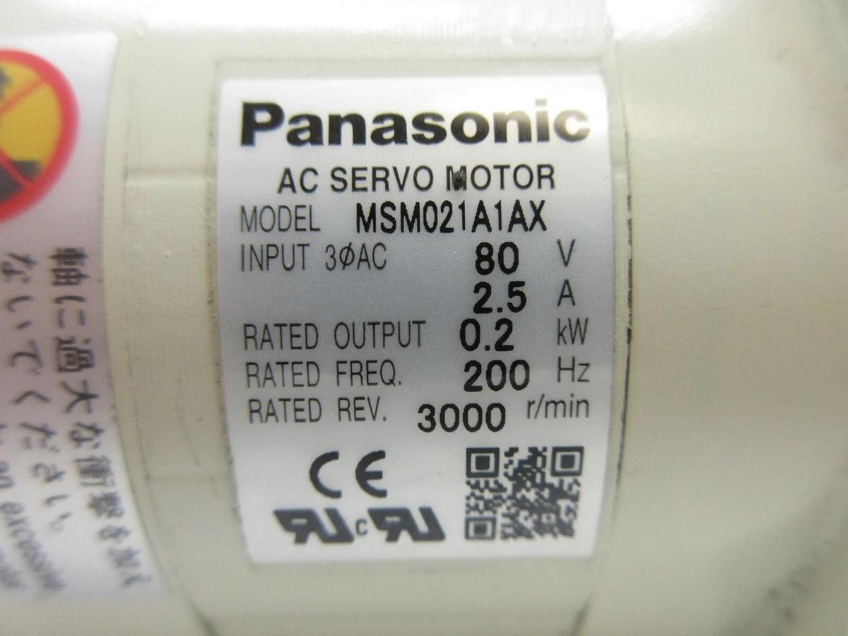 Used Panasonic MSM021A1AX AC Servo Motor Working Spare