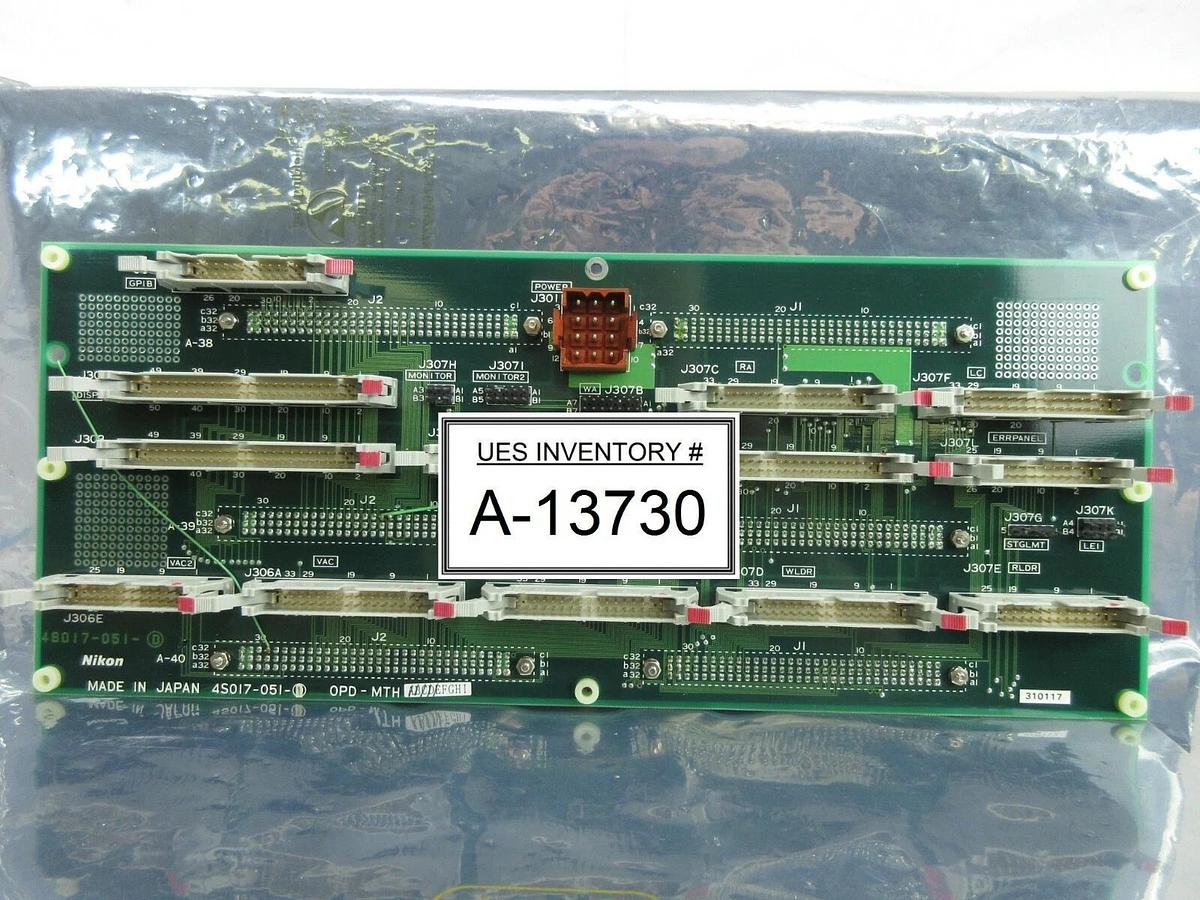 Used Nikon 4S017-051-1 Backplane Board PCB OPD-MTH NSR System Used Working