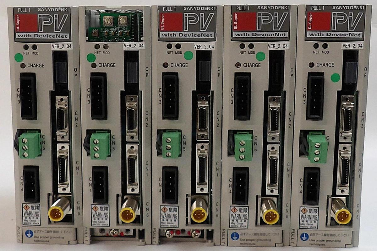 Used Sanyo Denki PV2A015SMT1PA0-C1 Servo Drive BL Super PV AMAT Lot of 5 Working