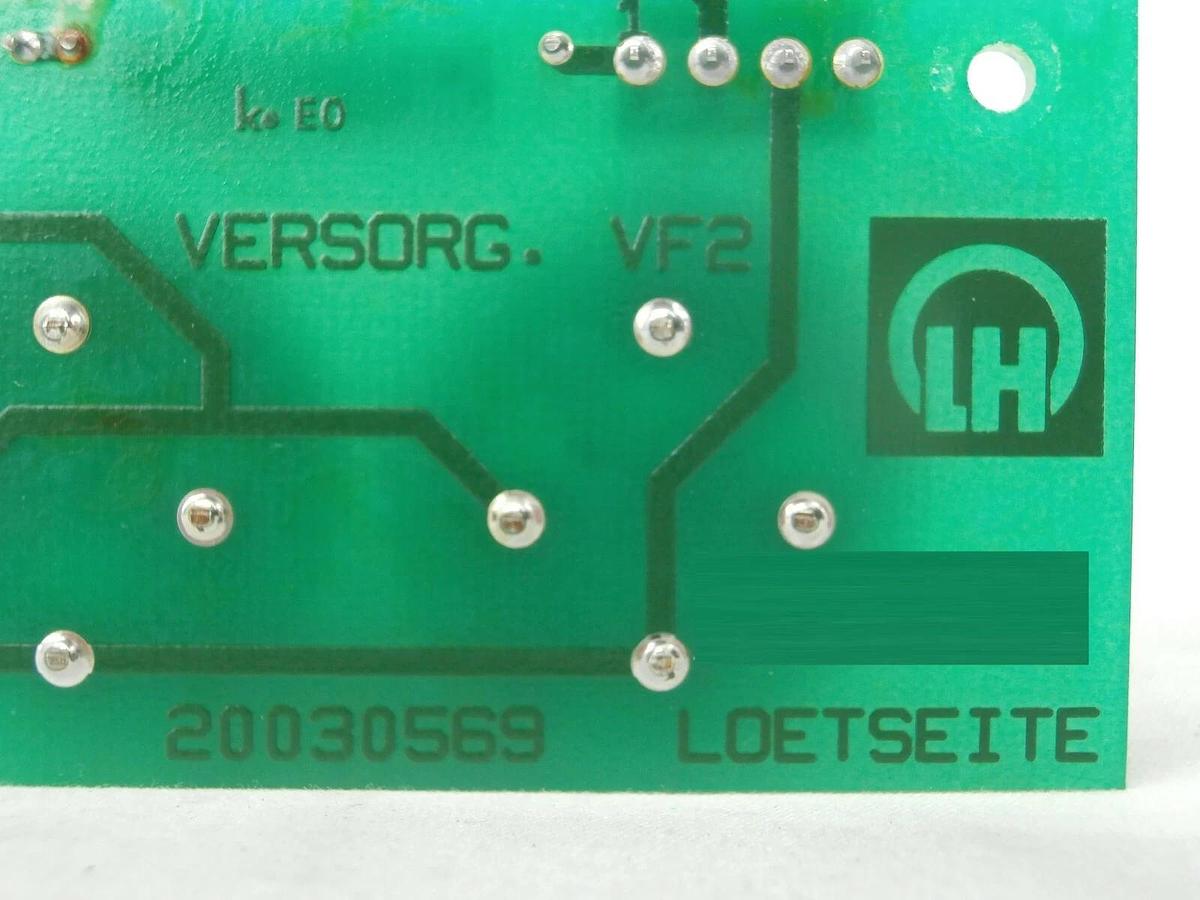 Used Leybold Vacuum 20030569 Input Feed VF2 Board PCB ULTRATEST UL 500 Working Spare