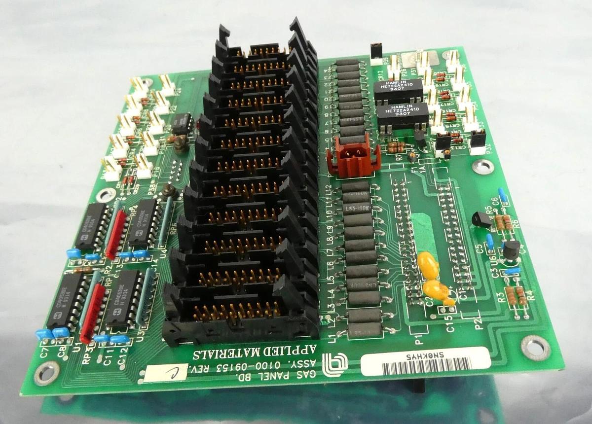 Used AMAT Applied Materials 0100-09153 Gas Panel BD PCB Working Surplus