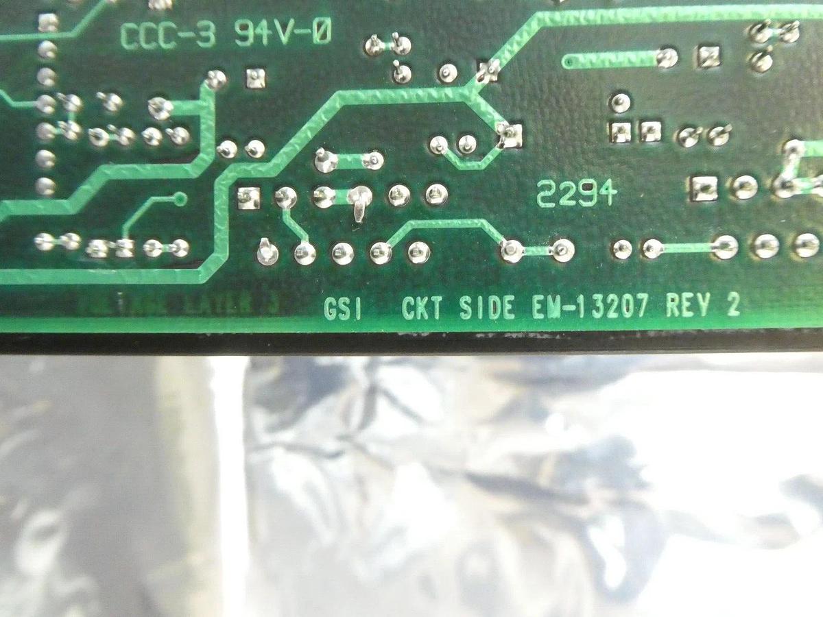 Used General Scanning E1-13209 Interface Board PCB EM-13207 Ultrapointe 500 Working