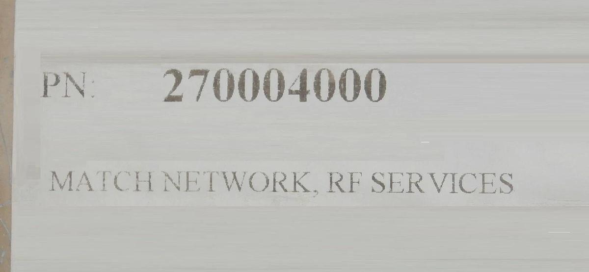 Used RF Services 27-00040-00 RF Matching Network Controller Novellus Working Surplus
