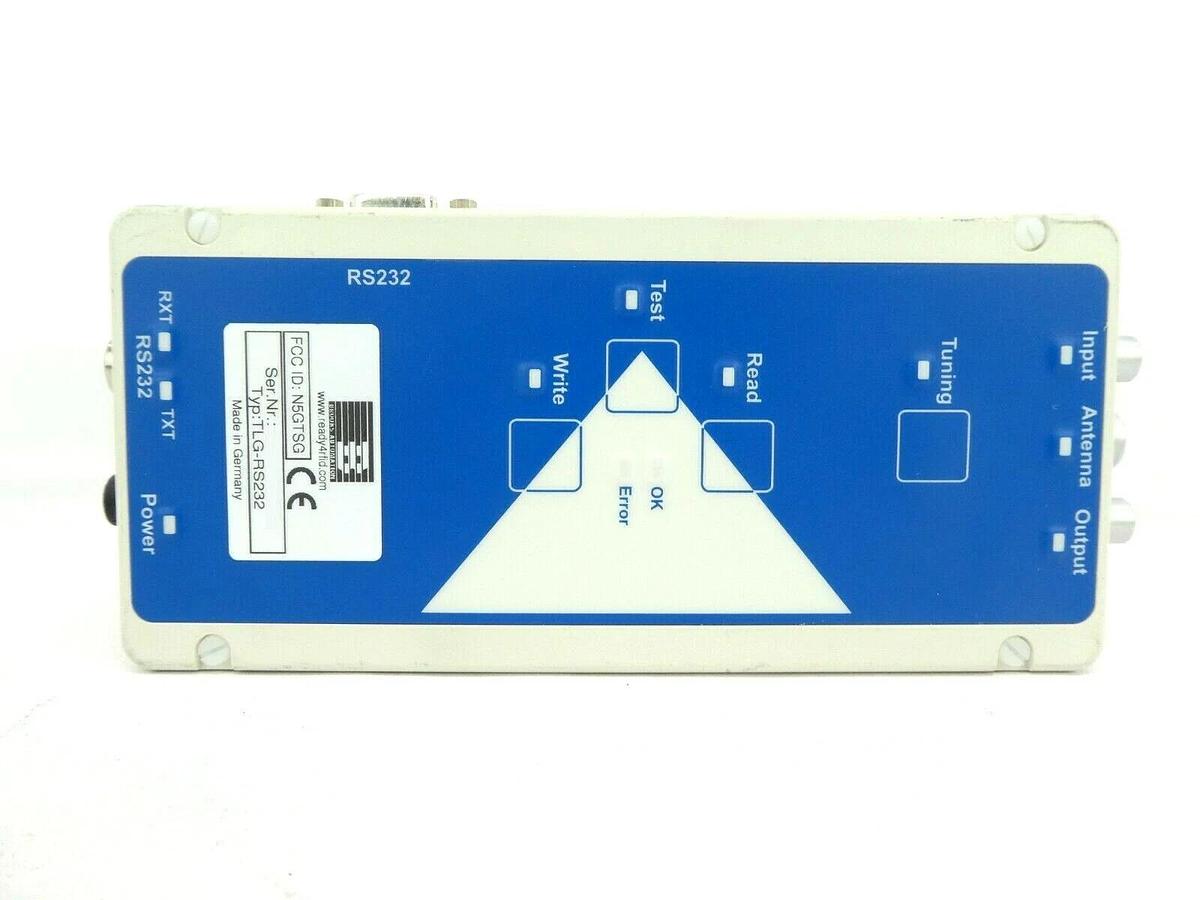 Used Brooks Automation TLG-I2-1000-S0-00EB Transponder Reader ASC-I1 TLG-RS232 Spare