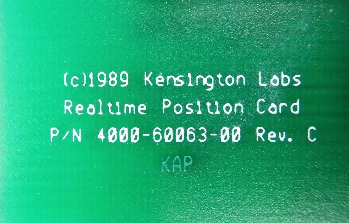 Used Kensington Laboratories 4000-60002 Z-Axis Board PCB Card 4000-60063-00 v9.40 VZ