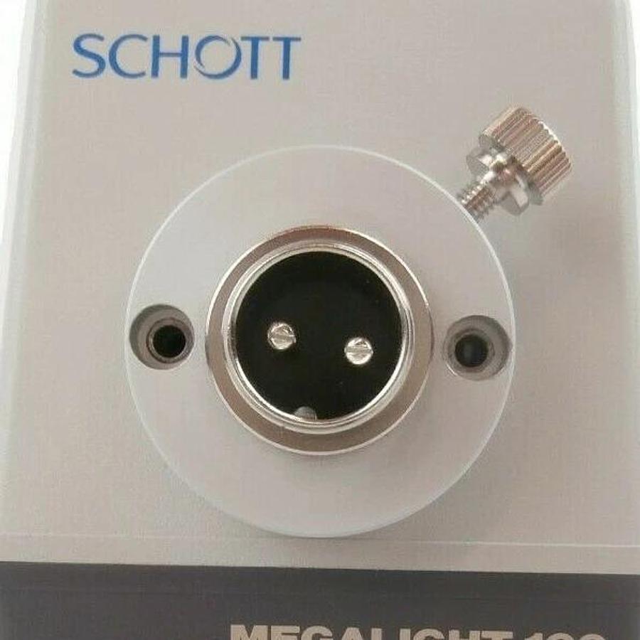 Used Schott Nippon MegaLight 100 Remote Fiber Optic Illuminator Working Spare