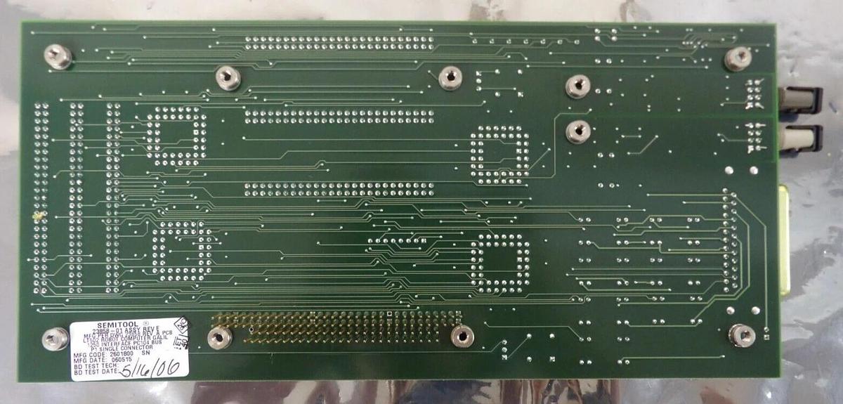 Semitool 23858-01 Robot Fiber TX/RX PCB GL1200 GALIL 1250 Reseller Lot of 5 New