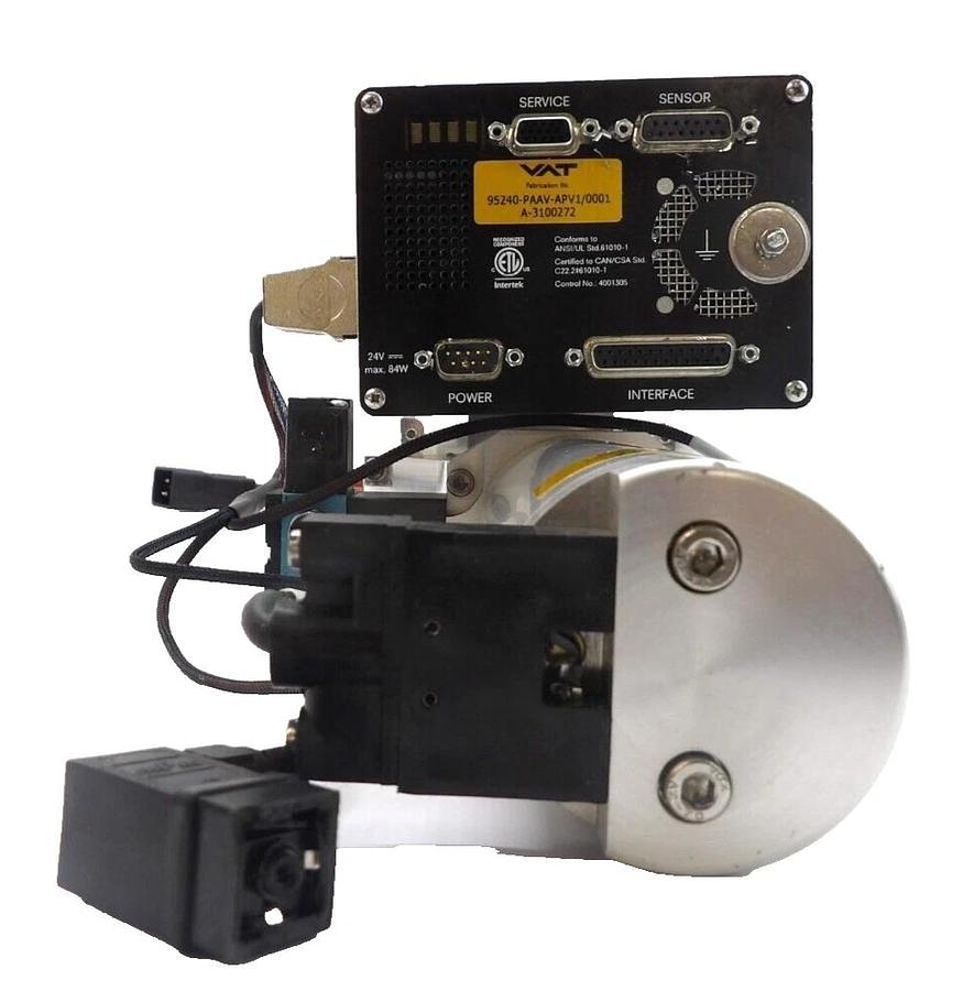 Used VAT 95240-PAAV-APV1 Butterfly Valve Integrated Pressure Controller Working