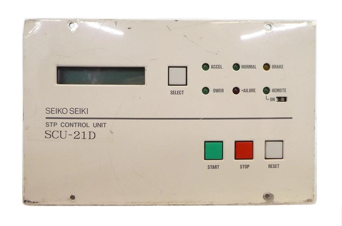 Used SCU Seiko Seiki SCU-21D Turbomolecular Pump Controller Dented Tested Working