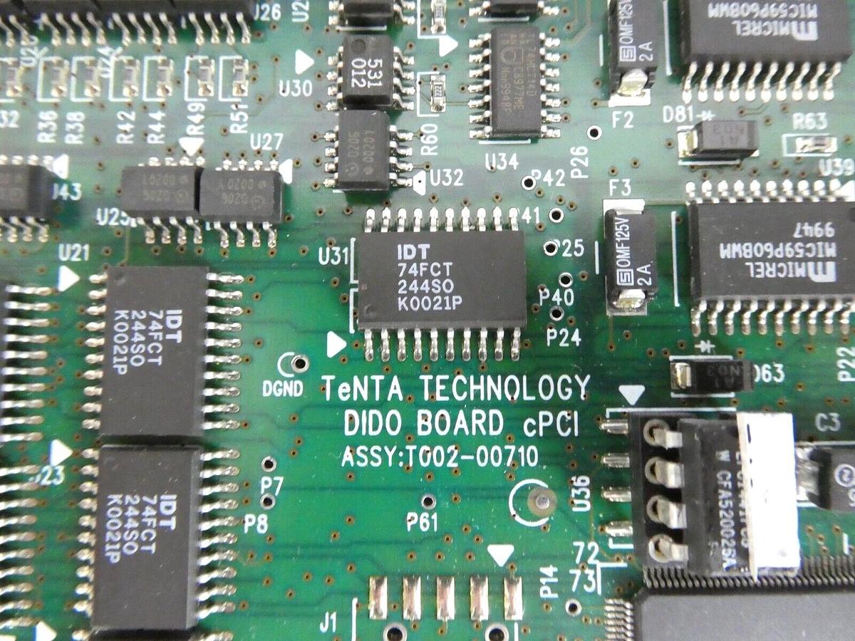 Used Tenta Technology T002-00710 DIDO Board CPCI AMAT 0660-00222 Working Surplus