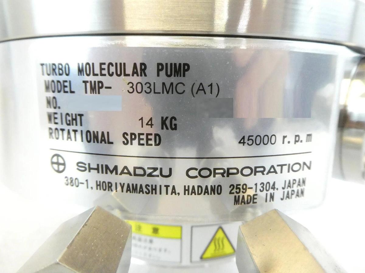 Used TMP Shimadzu TMP-303LMC (A1) Turbomolecular Pump Turbo 2 Hrs Tested Working