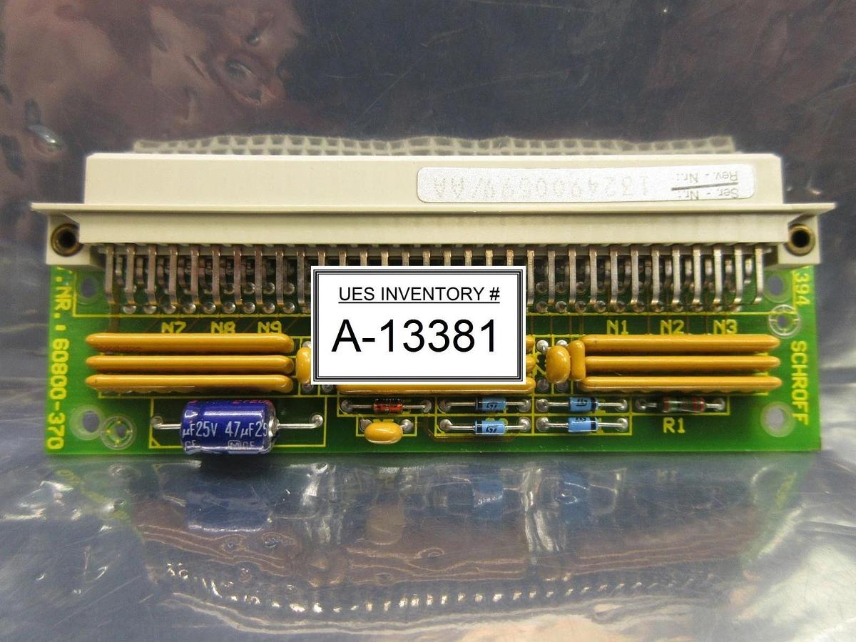 Used Schroff 60800-370 Adapter PCB Card Used Working