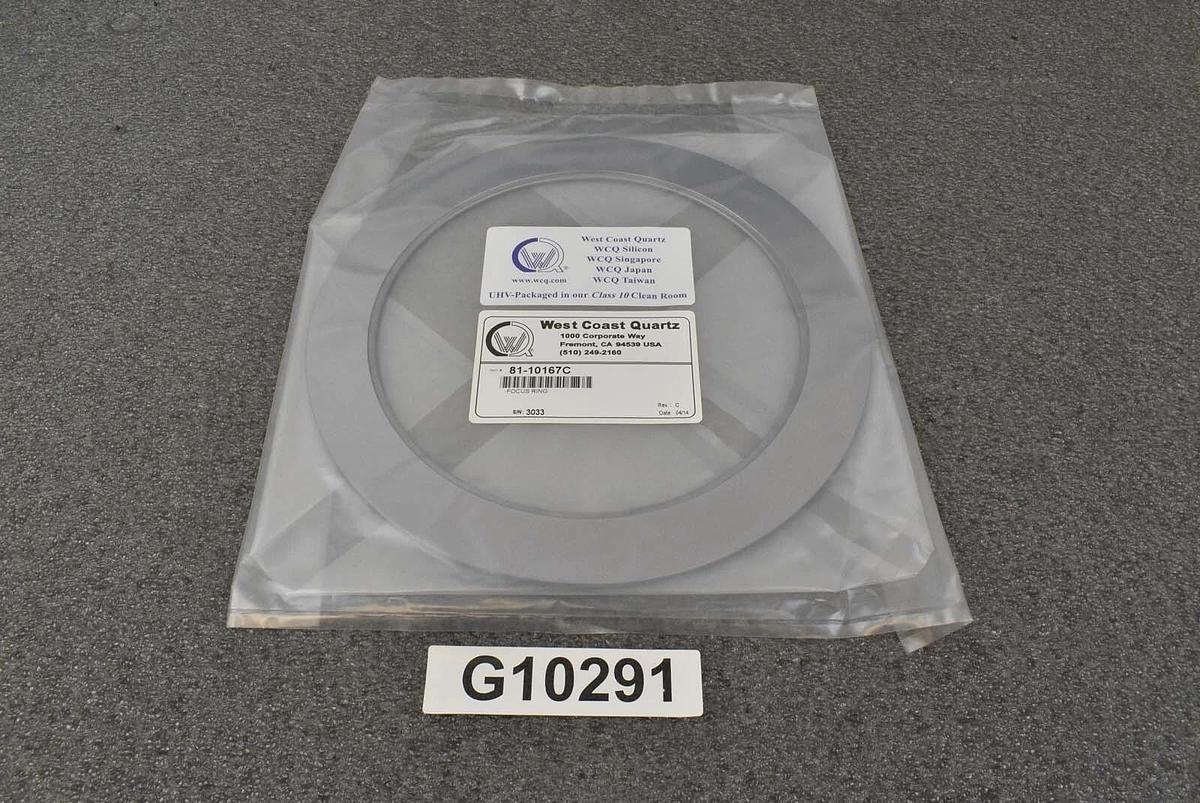 Used TEL Tokyo Electron 1D10-309946-12 Focus Ring (DRM2) 81-10167C New Surplus