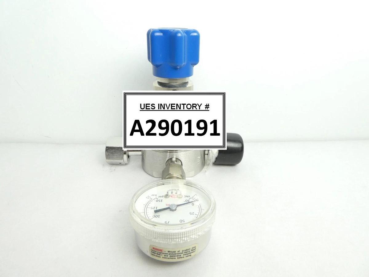 Used Parker 45200931EV Regulator Valve w/ Gauge SQ420E100W3PVXFS8FMF Used Working