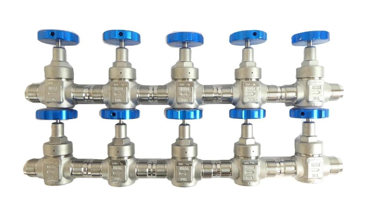 Used IHARA 9C16 Bellows Manual Valve 10k-3/4 Reseller Lot of 10 Working