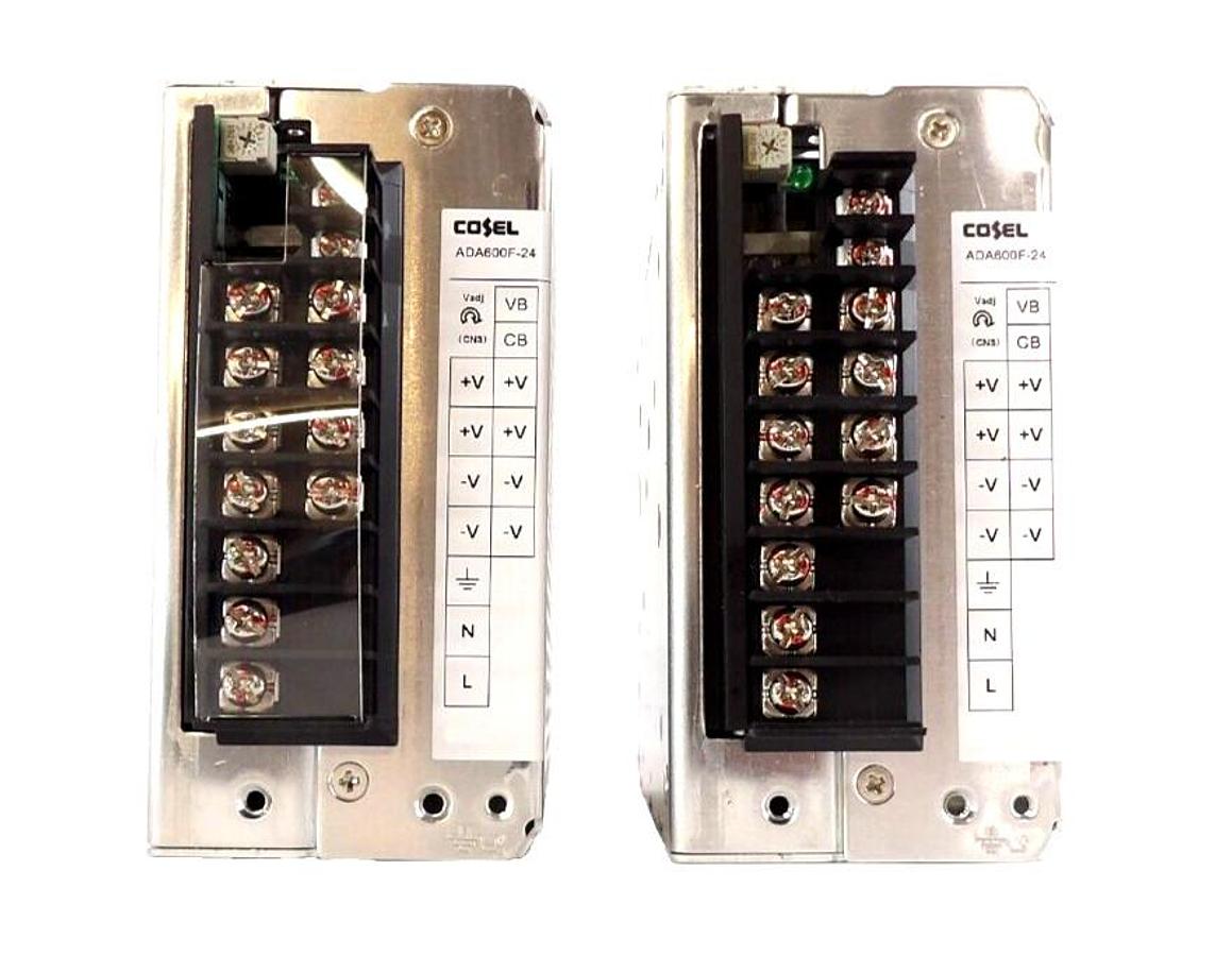 Used Cosel ADA600F-24 Power Supply Assembly Reseller Lot of 2 Working Surplus