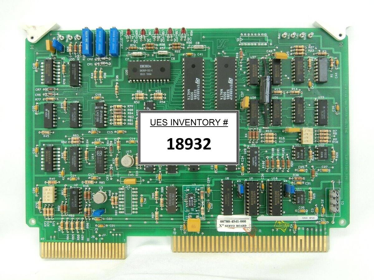 Used Kulicke & Soffa 00780-4541-000 X Servo Board PCB Card 6300-4541-001-01 Working