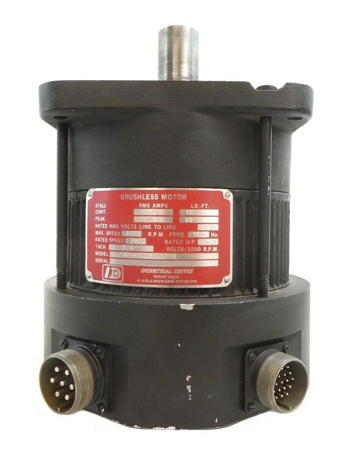 Used Industrial Drives BR-4500-3017-B Brushless Motor Varian 3500054 Working Surplus