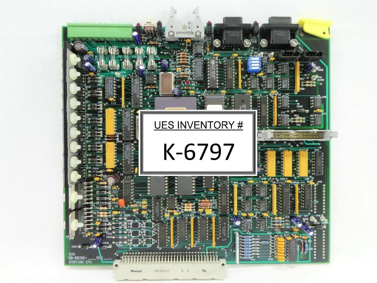 Used SVG Silcion Valley Group 99-80266-01 Coater Station CPU PCB Card Rev. L Working