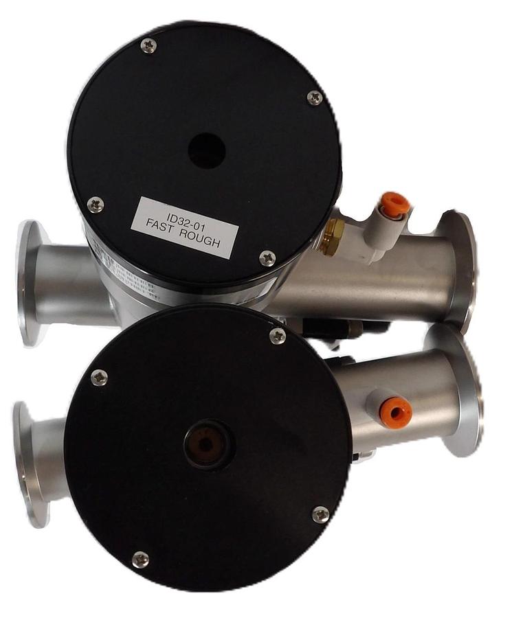 Used MKS Instruments L2-40-SP1 Angle Valve Reseller Lot of 2 Working Surplus