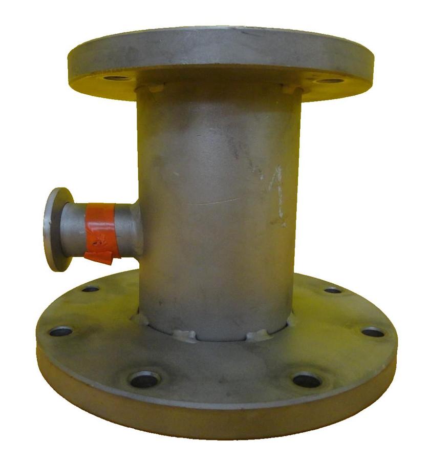 Used Edwards C3095 High Vacuum Adapter Tee ISO63 to ISO100 ISO-F NW25 Copper Working