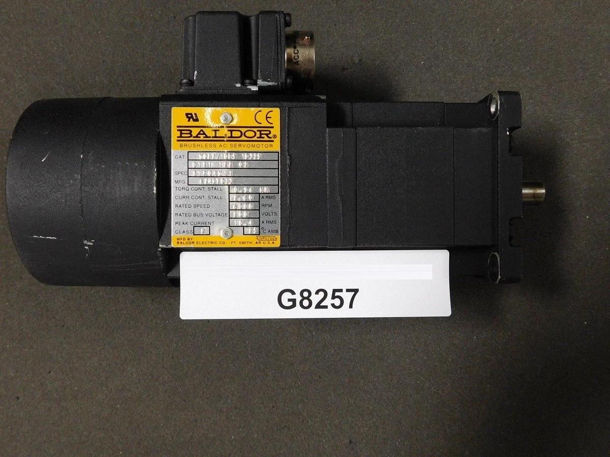 Used BALDOR K2497013 Brushless AC Servomotor Working