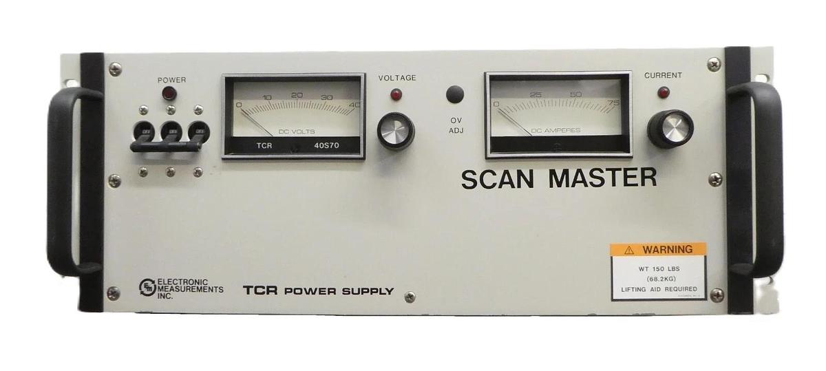 Used Lamda EMI 40S70-2-0503 TCR Power Supply Assembly Module Varian Surplus